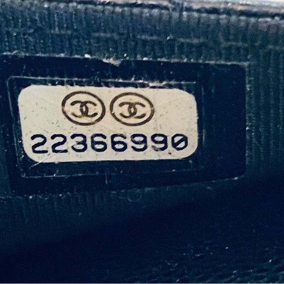 Chanel Caviar Chevron wallet on chain w/authenticity card, booklet, box NICE!!! - Picture 8 of 15